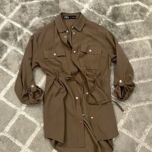 Zara Olive Shacket